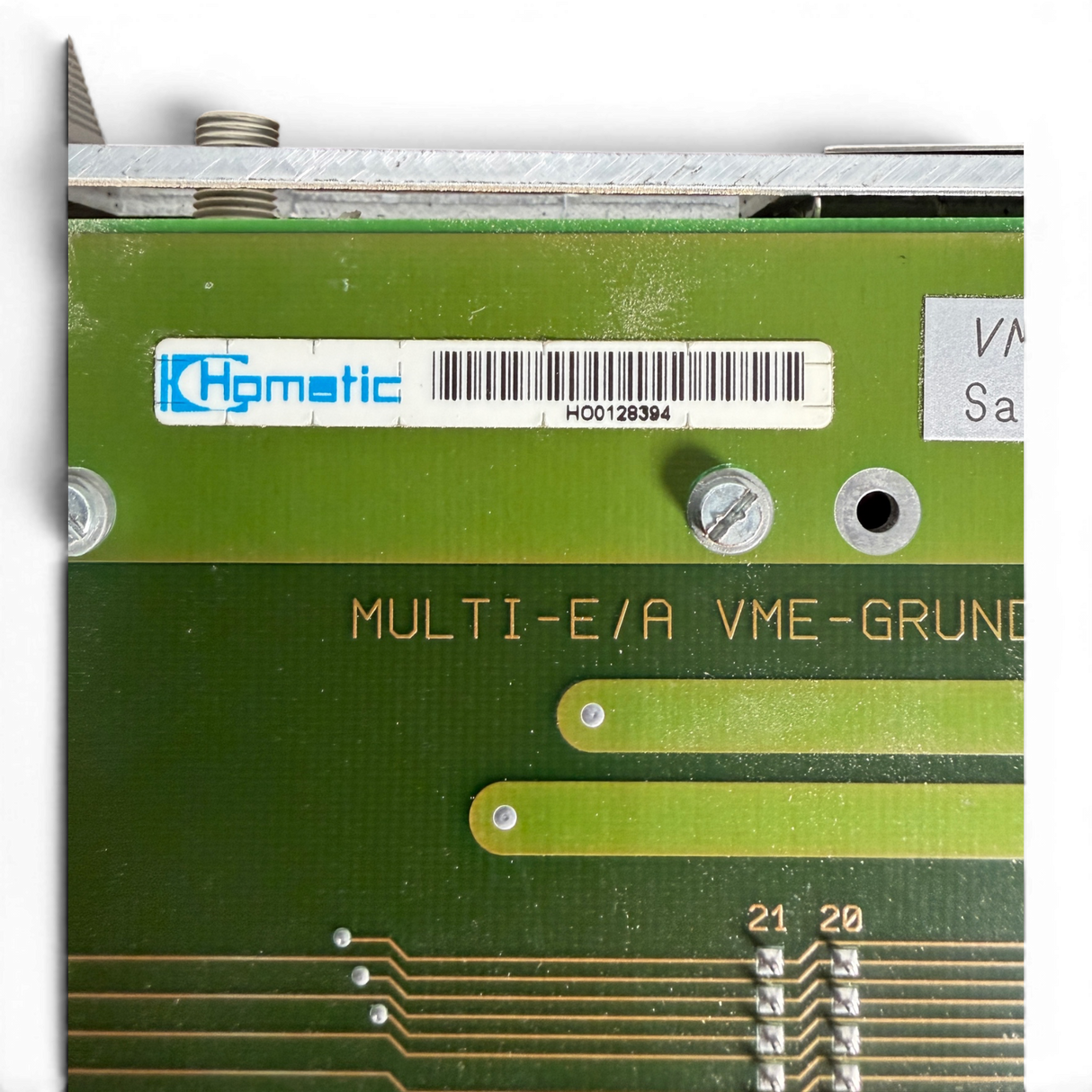 HOMAG AUTOMATA MULTI-E/A VME-GRUNDKARTE Art.-Nr. 4-086-05-0368 mit SERCOS Master Modul ASIC V3.1 für HOMAG BAZ BOF 32 41