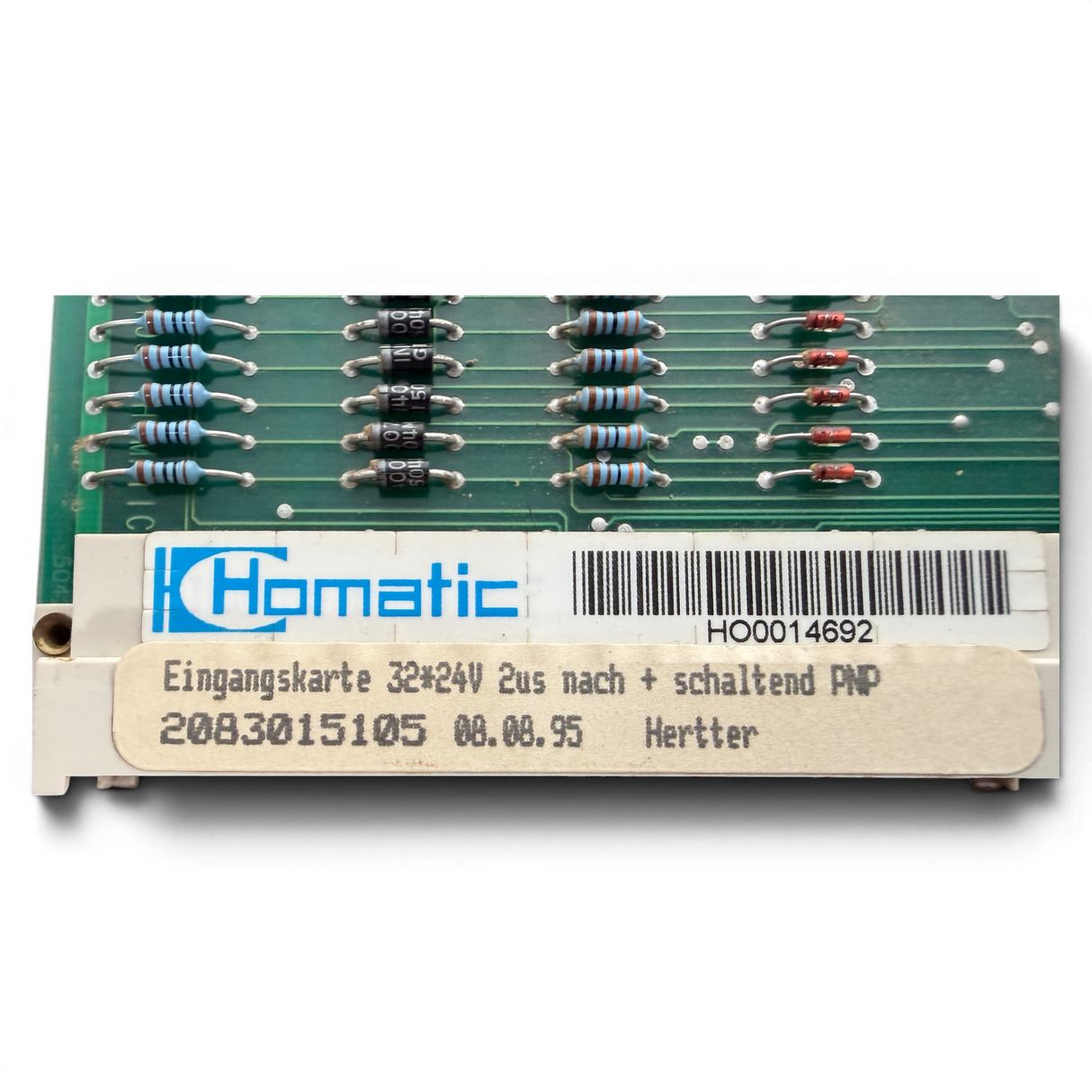 HOMAG Eingangskarte 32E 24V PNP HC020 2US +SCHALTEND Art.-Nr. 20B3015105 für BAZ 32 BOF – Ansicht 5