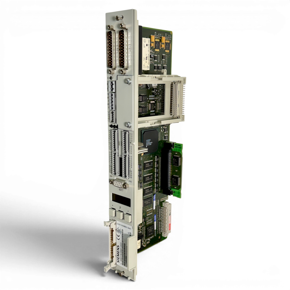Siemens SIMODRIVE Regelungsbaugruppe Art.-Nr. 6SN1118-0NK01-0AA1 Seriennummer T-U92019482 – Ansicht 2