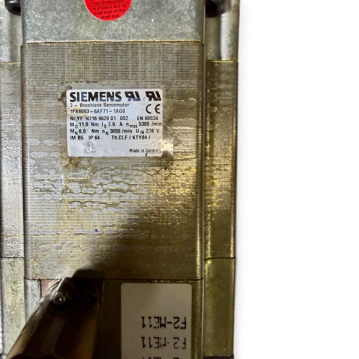 Siemens 1FK6060-6AF71-1AB0 Servomotor mit WITTENSTEIN alpha TP 010S-MF1-10-0G0-28 Getriebe Art.-Nr. 10782728 – Ansicht 11