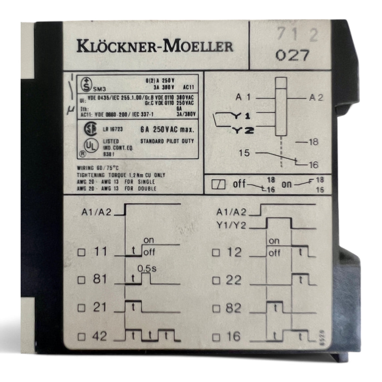 Klöckner-Moeller TE 68 Zeitrelais – Ansicht 7
