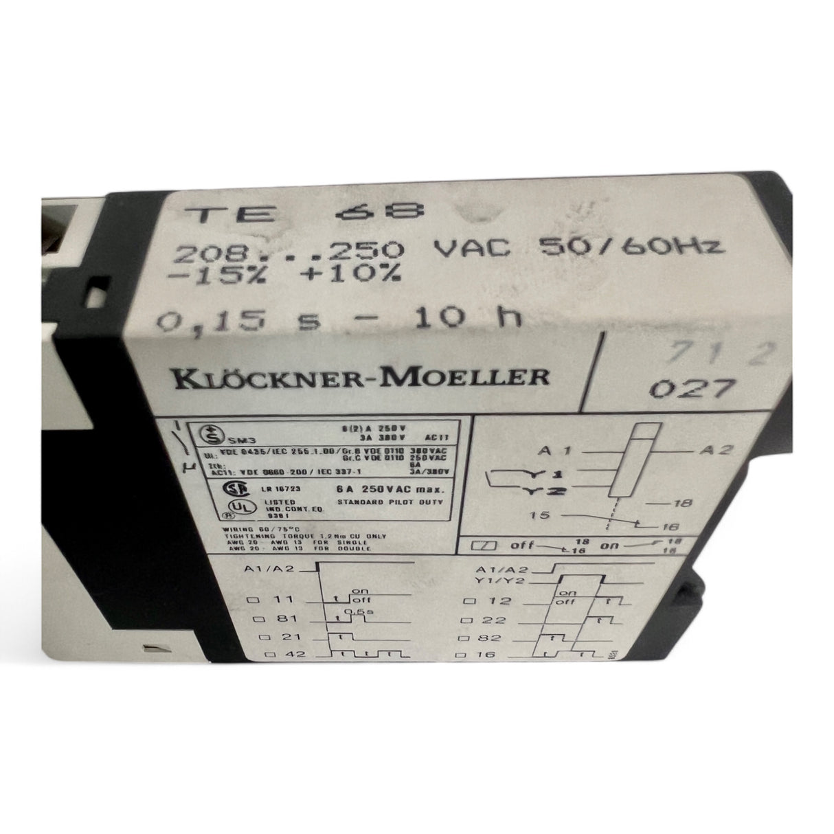 Klöckner-Moeller TE 68 Zeitrelais – Ansicht 8