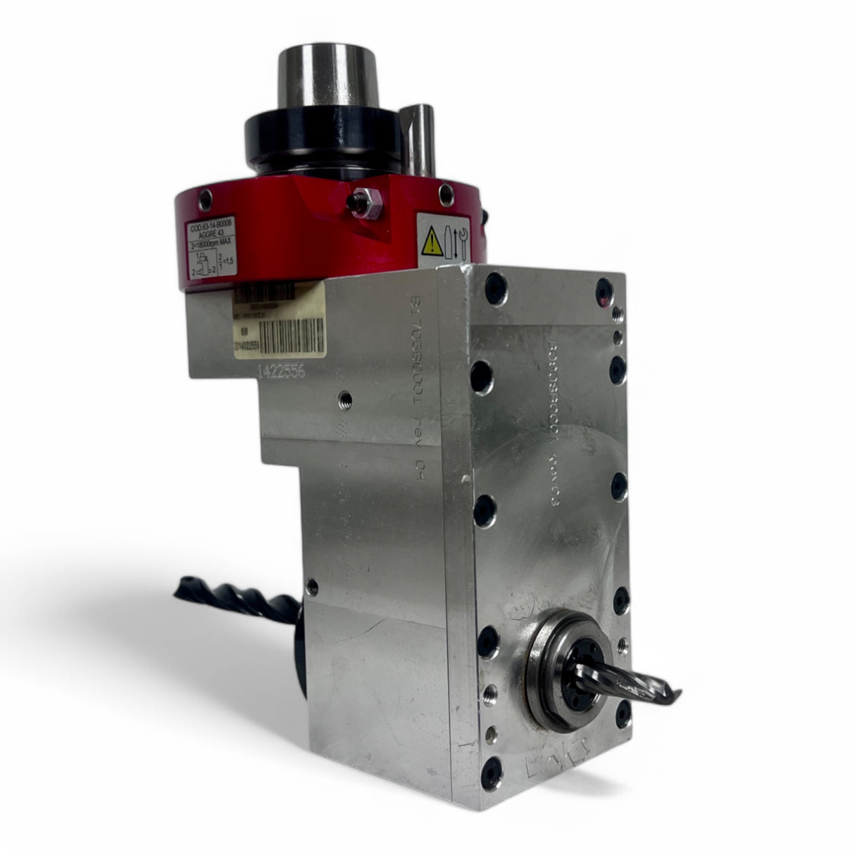 BIESSE HSD Schlosskastenaggregat COD 63-14-B0008 AGGFE 43 – Seriennummer: 1422556 – Ansicht 2
