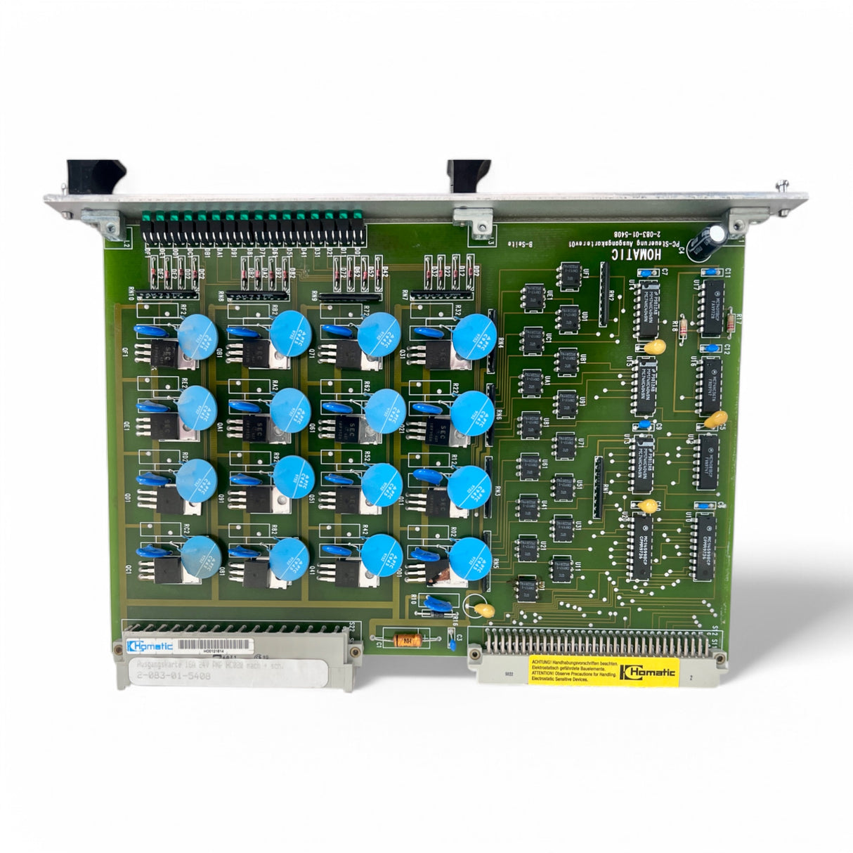 HOMAG Homatic Ausgangskarte 16A 24V PNP HC020 Art. 2-083-01-5408 Nr. H00121614 BAZ BOF – Ansicht 4