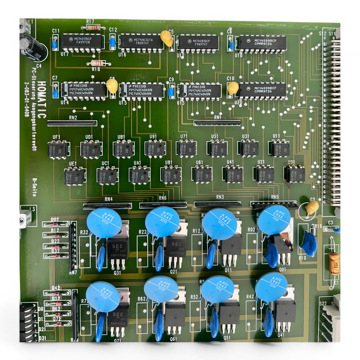 HOMAG Homatic Ausgangskarte 16A 24V PNP HC020 Art. 2-083-01-5408 Nr. H00121614 BAZ BOF – Ansicht 7