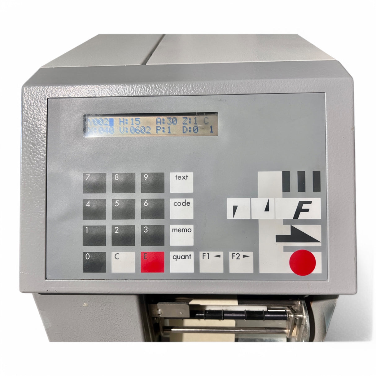 HOLZMA Carl Valentin Drucker Thermotransferdrucker VARIO 104-8 Etikettendrucker – 230 V – Art. Nr. 90.55.210 für Ettiketten