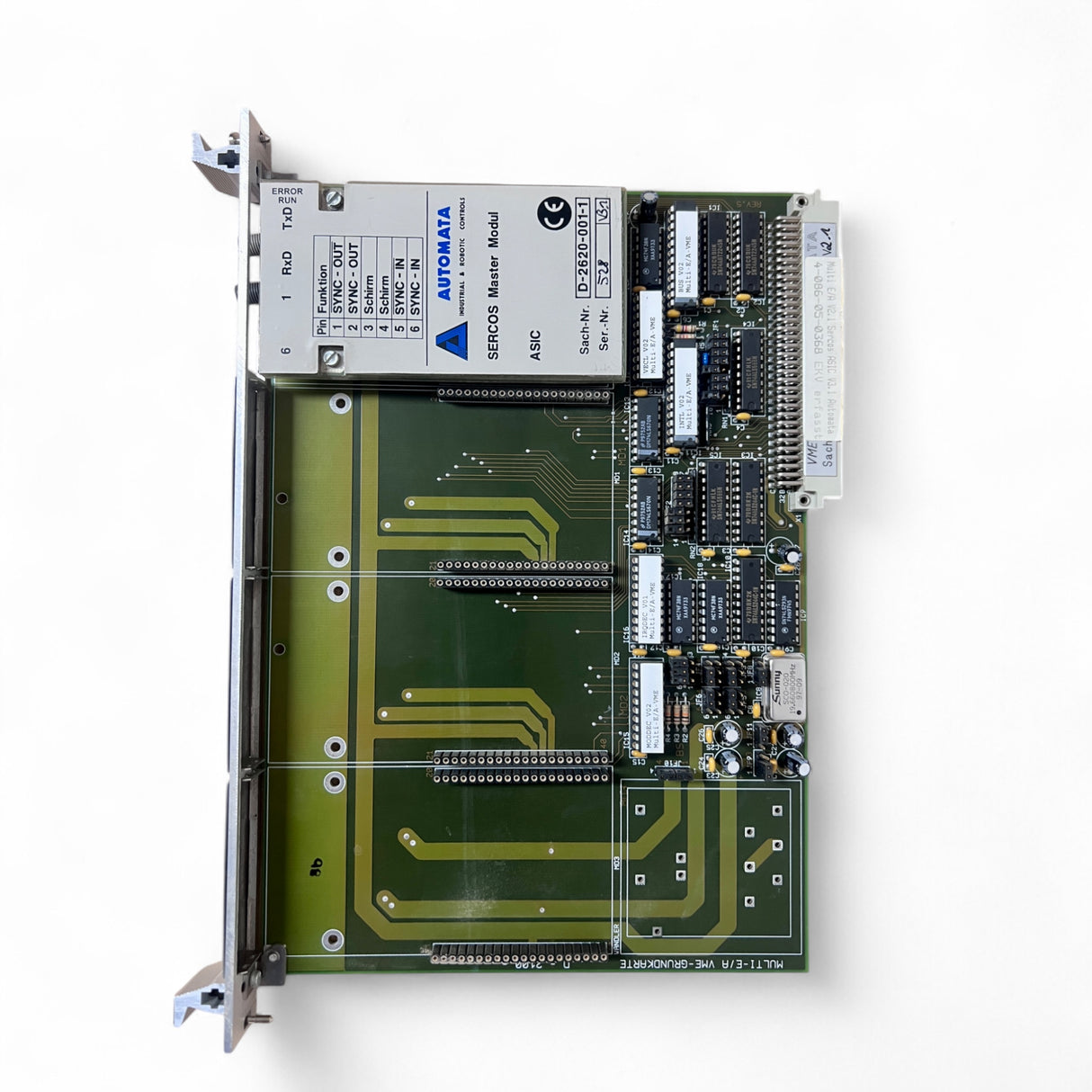 HOMAG Automata Multi EA VME SERCOS Master Modul V21 mit ASIC V31 ohne Zubehör 4086050368 – Ansicht 3