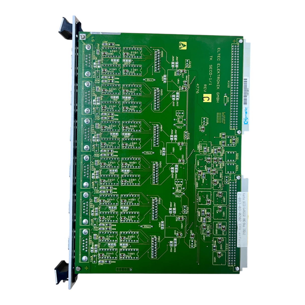 HOMAG ELTEC SECO1 RS232 VME Karte 6fach Schnittstellenkarte ELTEC SECO11 TK4776 2-083-03-0202 – Ansicht 4
