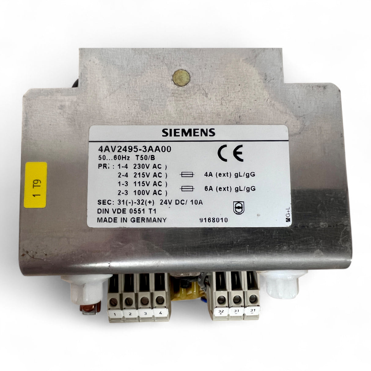 SIEMENS Stromversorgung 4AV2495-3AA00 24VDC 10A Transformator Power Supply – Ansicht 6