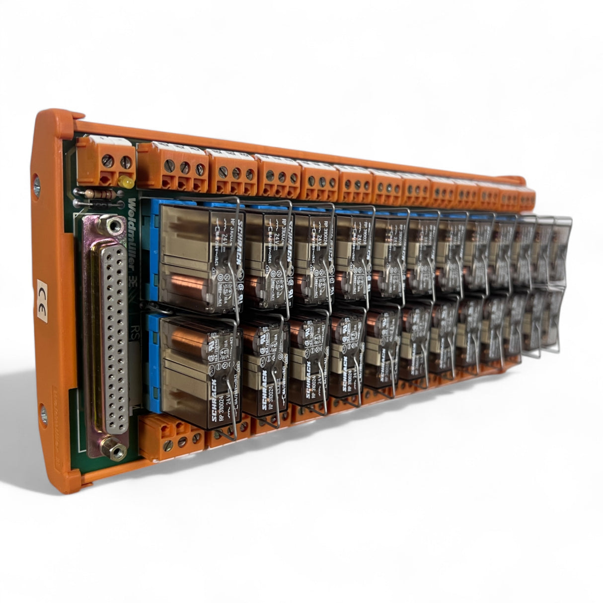 Weidmüller Relaiskarte RSM24-C NUM mit 24x SCHRACK RP310024 Relais – 24 V DC