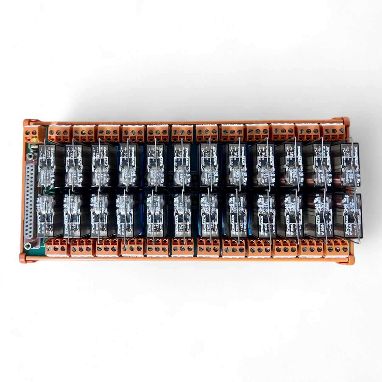 Weidmüller Relaiskarte RSM24-C NUM mit 24x SCHRACK RP310024 Relais – 24 V DC – Ansicht 2