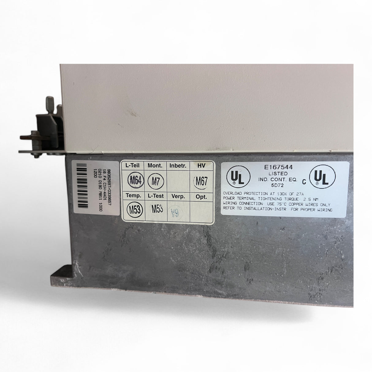 HOMAG KEB COMBIVERT F4 Frequenzumrichter 16 F4 C1H 4A01 – 15kW – Artikelnummer 4-008-39-0620 – Ansicht 11