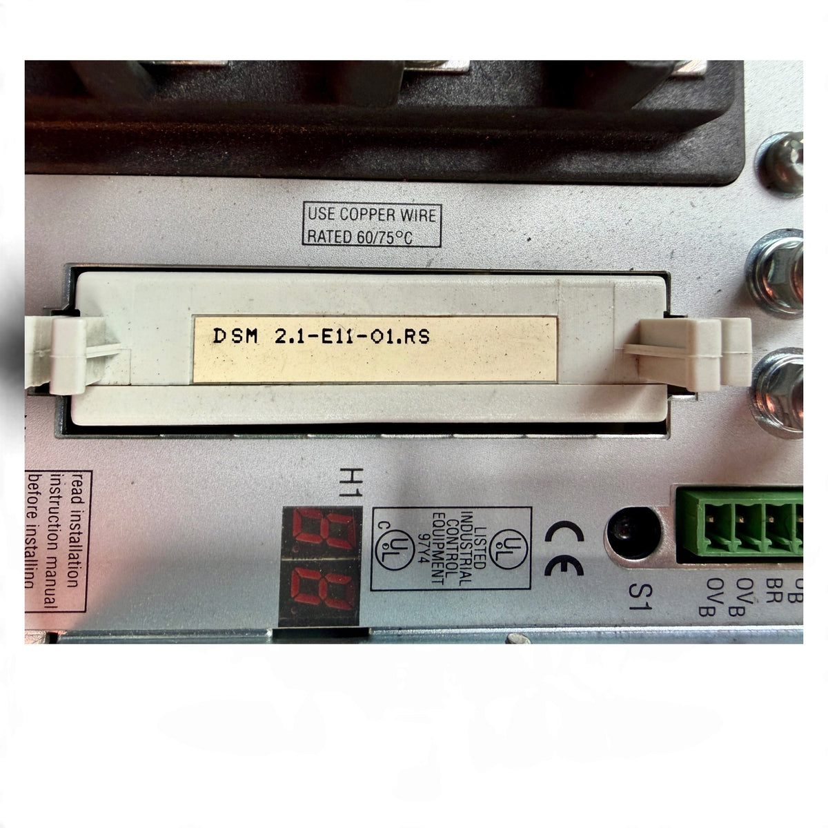 Indramat DDS02.1-W100-D, SN 263502-18593 – Typenschild