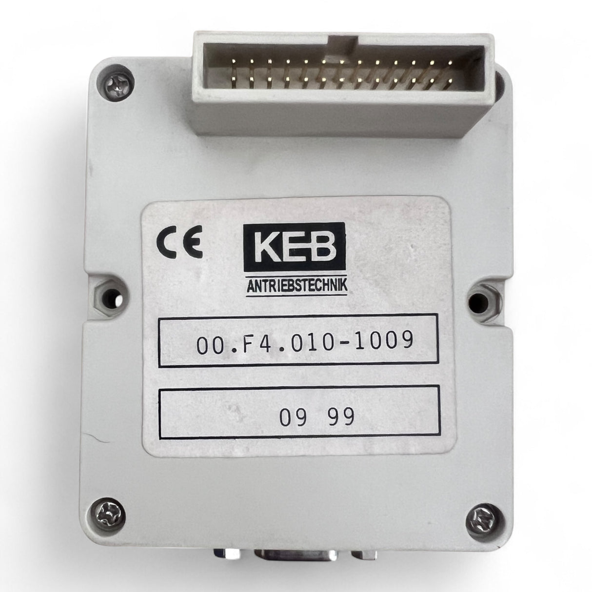 KEB COMBIVERT F4 Frequenzumrichter 10.F4.F1D-4040/Z 2.2 kW 4.0 kVA Motorleistung mit RS232-Toslink Modul – Ansicht 10