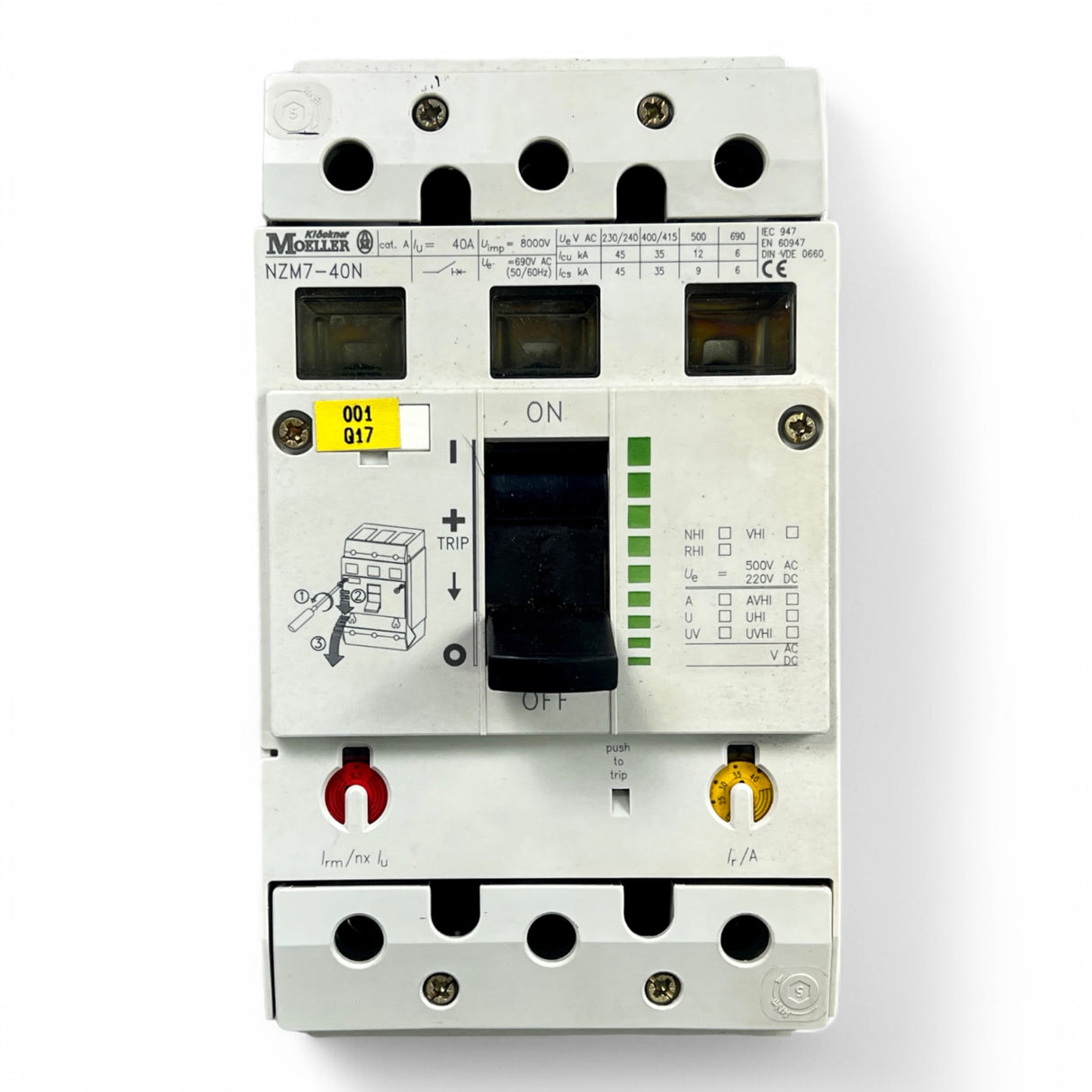 Klöckner Moeller Eaton NZM7-40N Schutzschalter