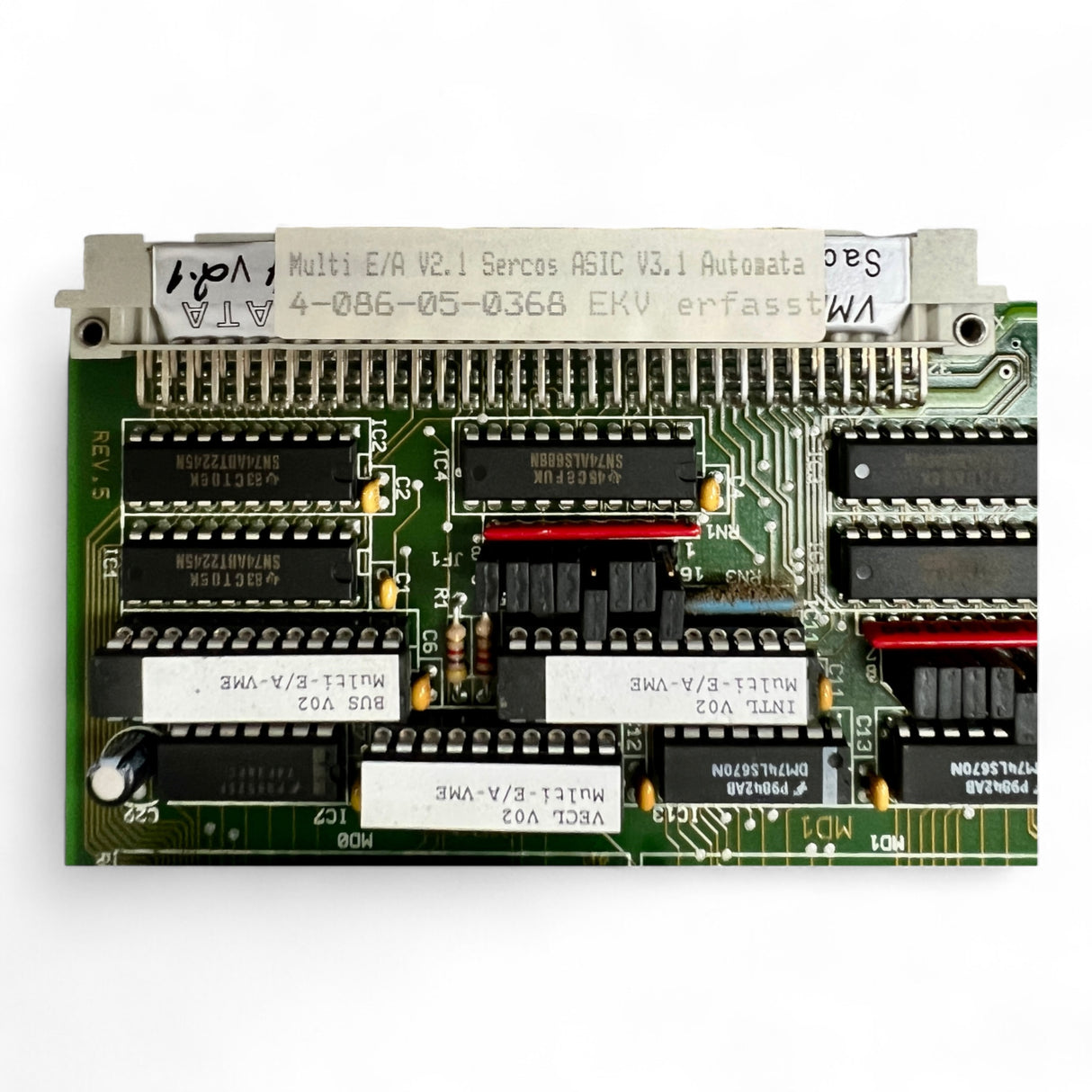 HOMAG MULTI-E/A VME-GRUNDKARTE Multi E/A V2.1 Sercos ASIC V3.1 Automata Art.-Nr. 4-086-05-0368 – Ansicht 3