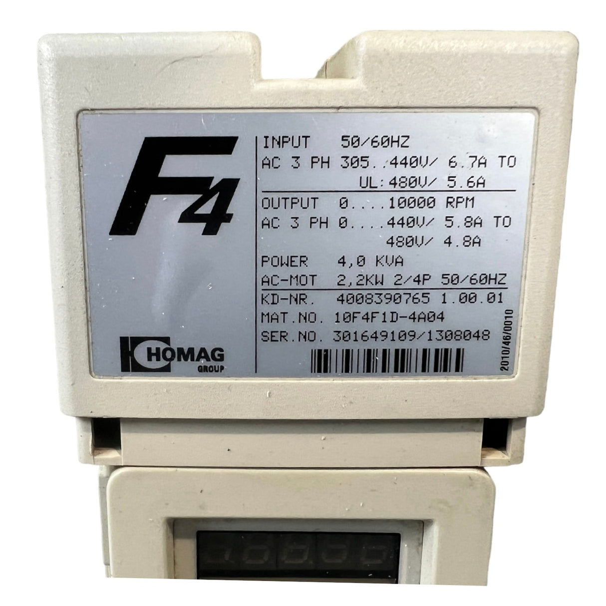 KEB HOMAG Combivert F4 10F4F1D-4A045 2,2 KW 4 kVA Umformer – Ansicht 6