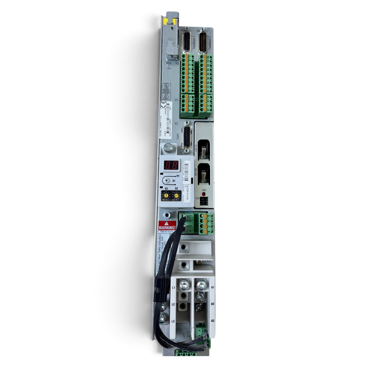 Rexroth Indramat EcoDrive03 Antriebsregelgerät DKC02.3-040-7-FW · SERCOS · 40 A · 3 AC 380–480 V · SN DKC023-10085