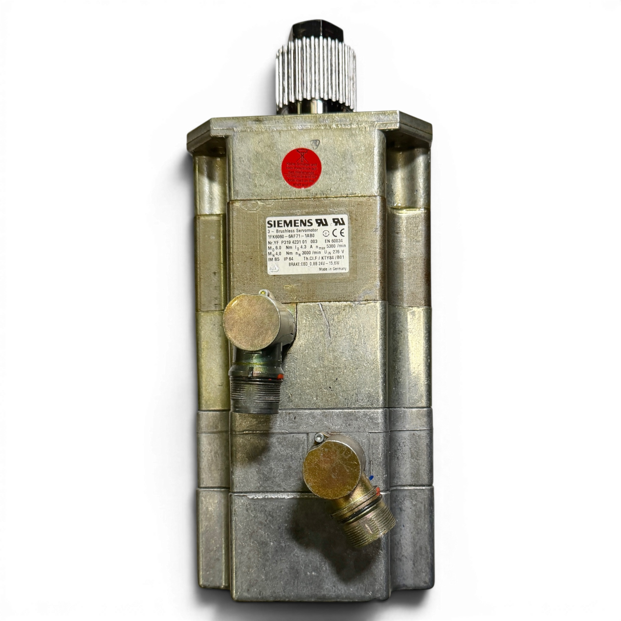 Siemens 1FK6060-6AF71-1AB0 Brushless Servomotor Art.-Nr. YF P319 4231 01 003 z.B. IMA 410 – Ansicht 3