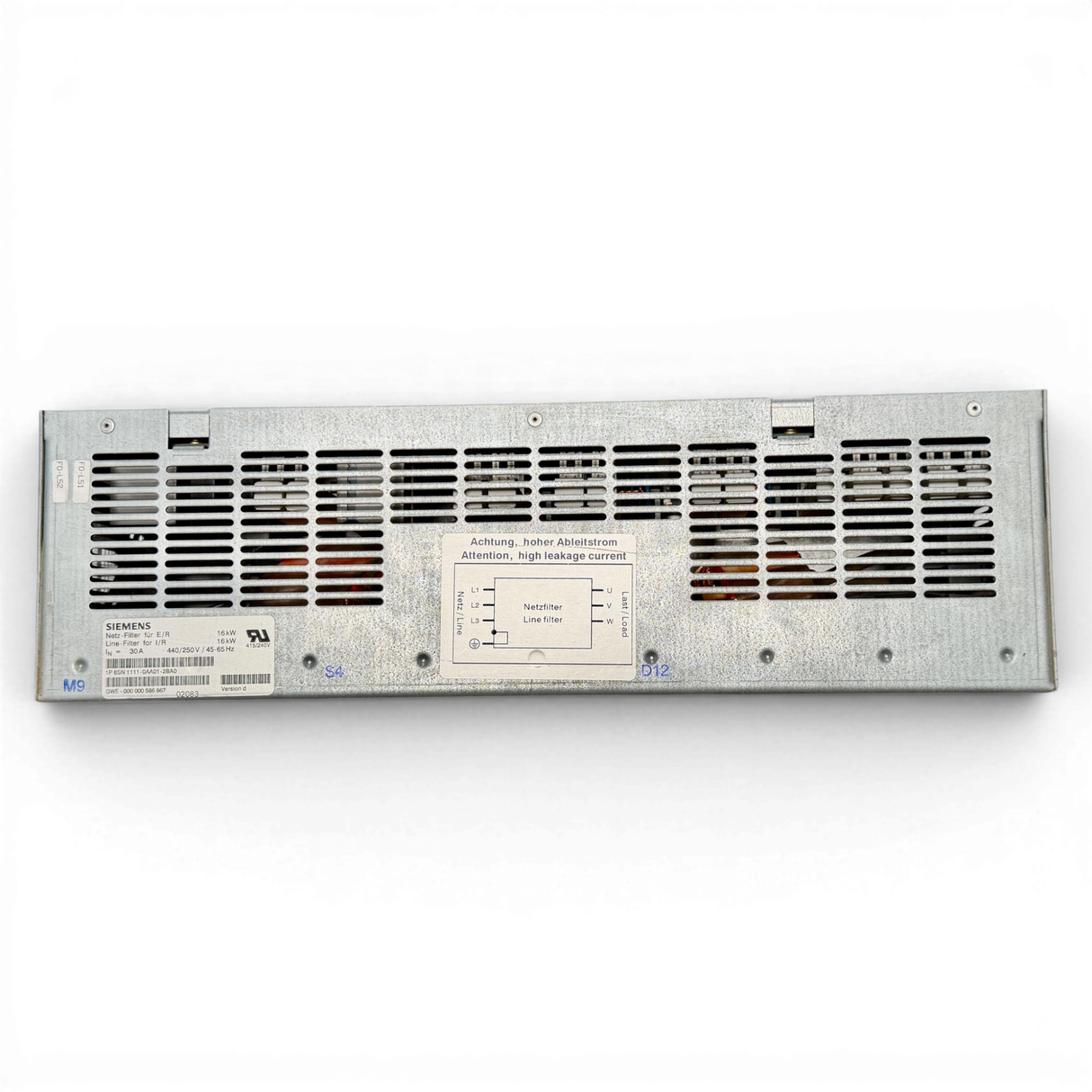 Siemens Netzfilter 16 kW Homag BAZ BOF Art.-Nr. 6SN1111-0AA01-2BA0 – Ansicht 3