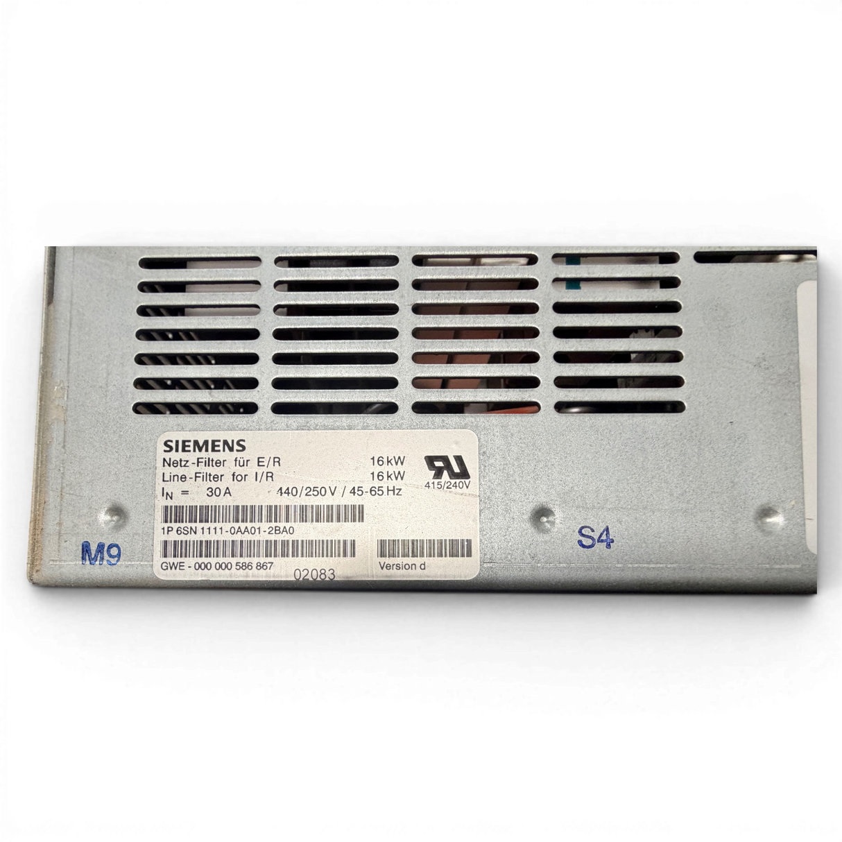 Siemens Netzfilter 16 kW Homag BAZ BOF Art.-Nr. 6SN1111-0AA01-2BA0 – Ansicht 4