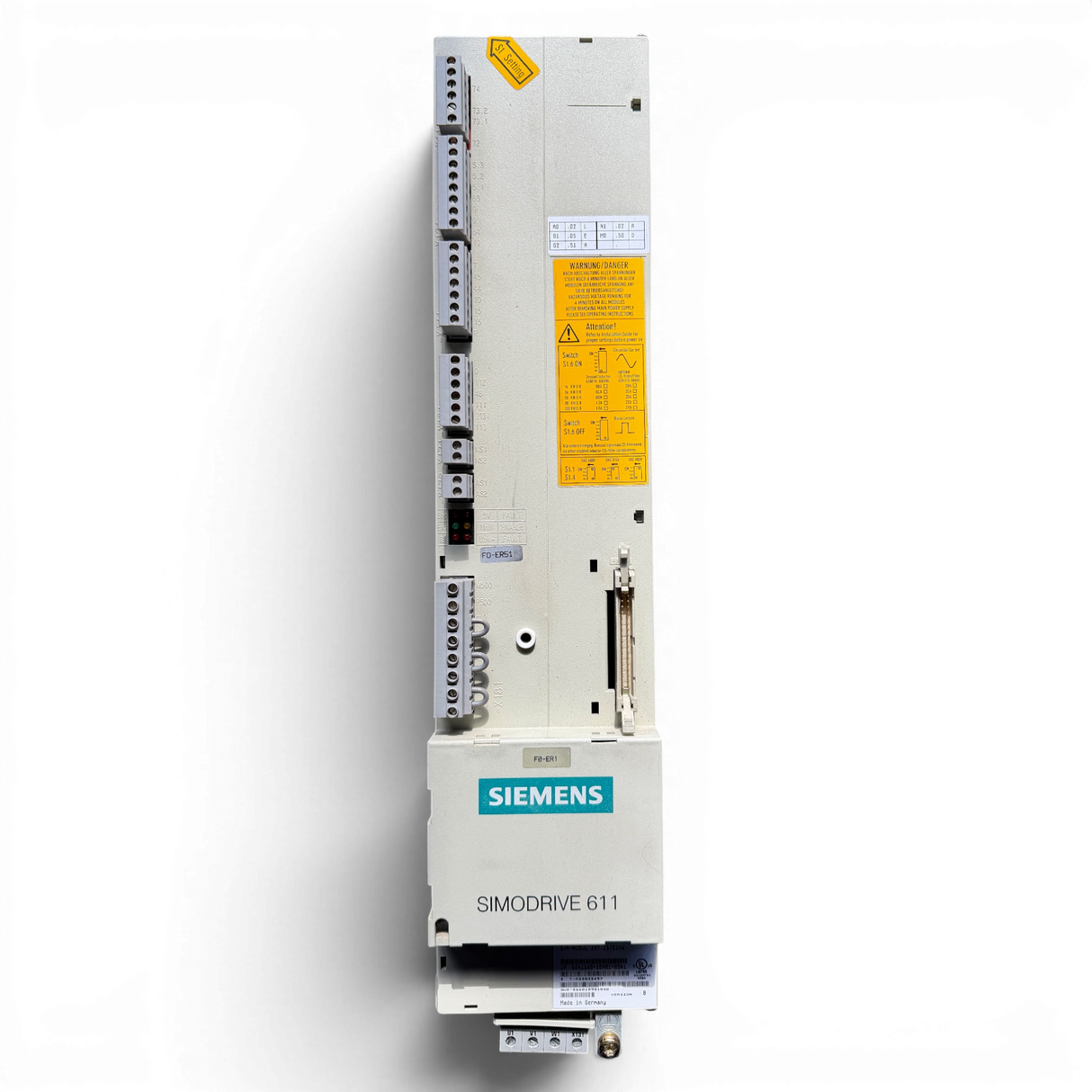 Siemens SIMODRIVE 611 E/R-MODUL INT. 16/21 kW Art.-Nr. 6SN1145-1BA01-0BA1 – Ansicht 3