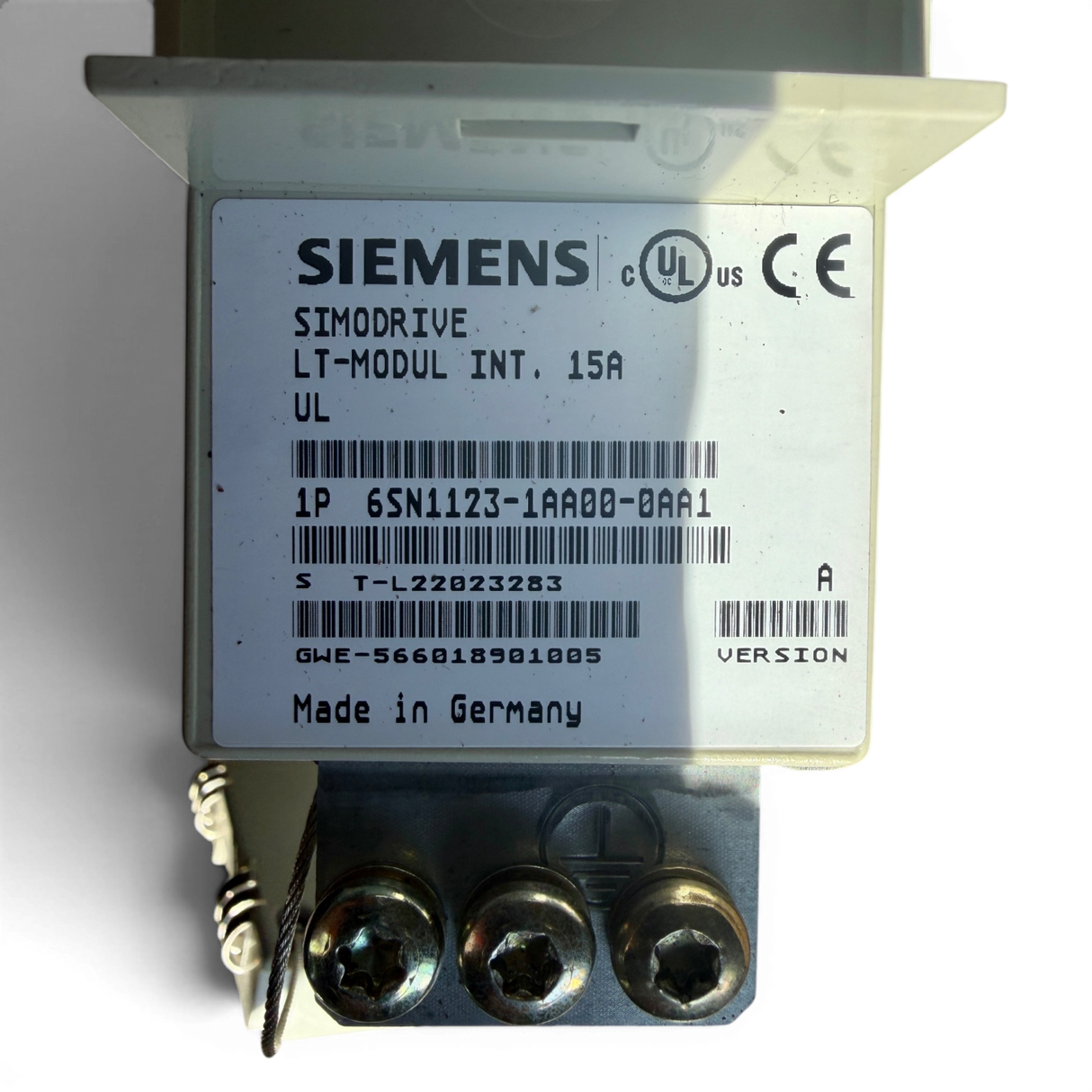Siemens SIMODRIVE LT-Modul INT. 15A Art.-Nr. 6SN1123-1AA00-0AA1 für IMA CNC und Industrieanlagen – Ansicht 3