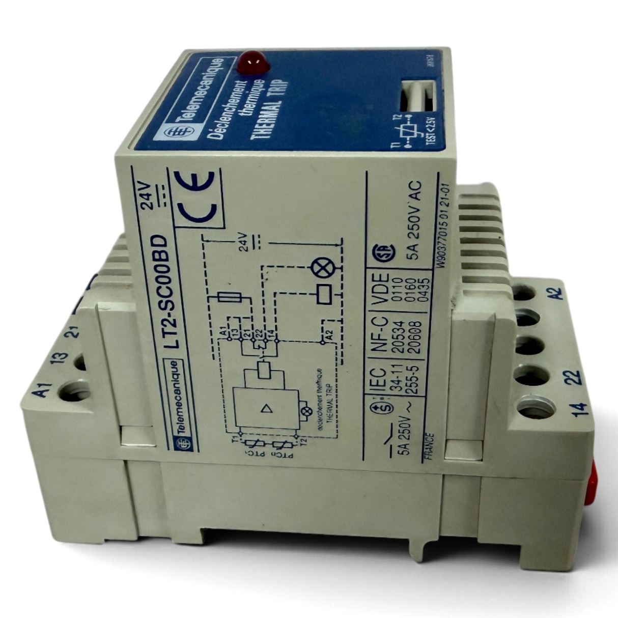 Telemecanique LT2-SC00BD Thermistor-Motorschutzrelais 24 V DC