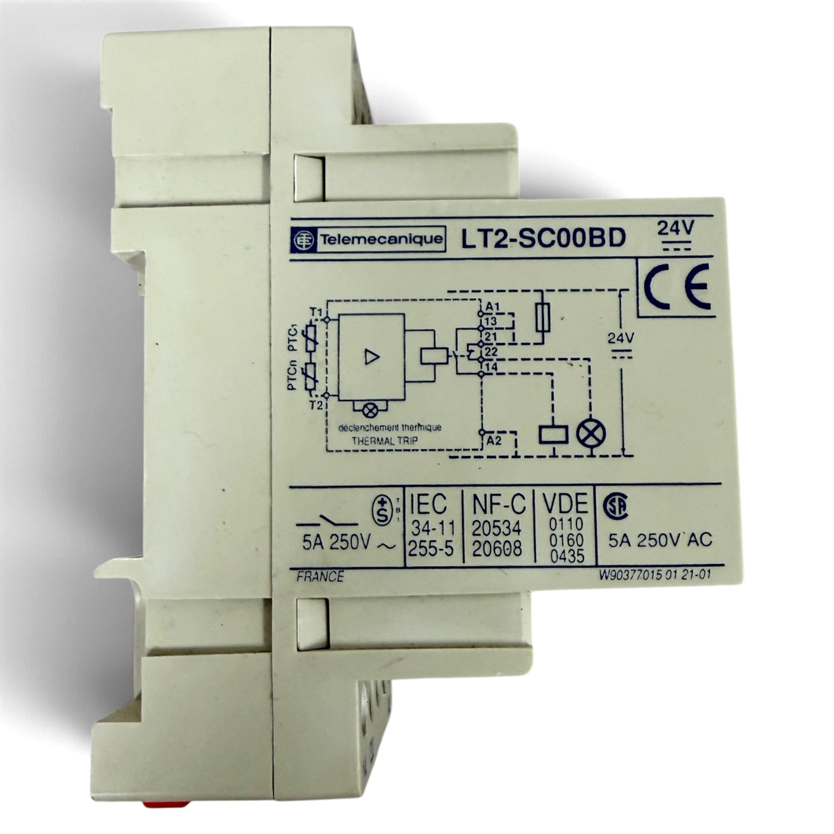 Telemecanique LT2-SC00BD Thermistor-Motorschutzrelais 24 V DC