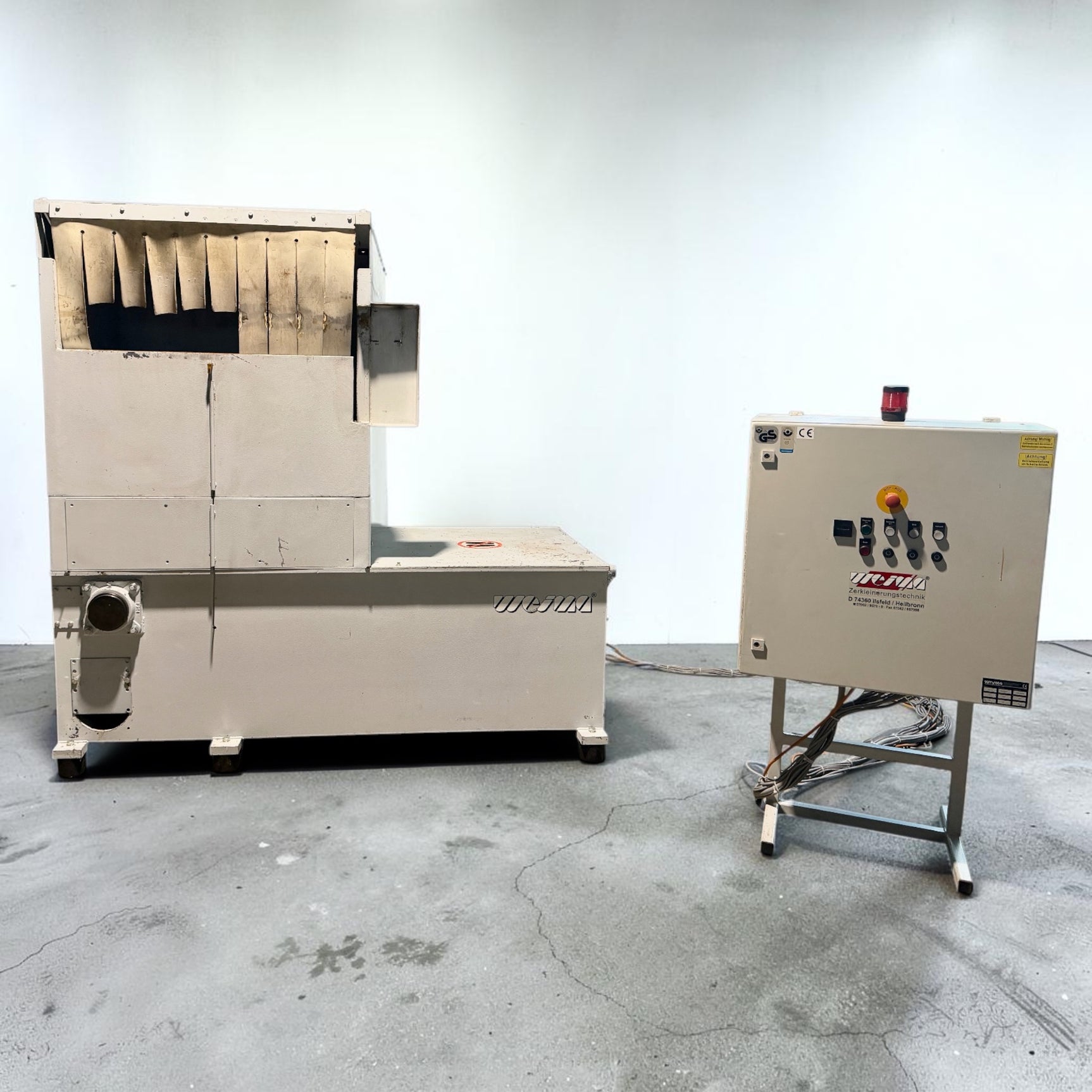 WEIMA WL 6 Einwellen-Zerkleinerer Masch.-Nr. 500-8078 – Holzzerkleinerer 18,5 kW Shredder