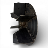 Stahl Laufrad Flügelrad Ø 250 mm Absaugung Transport Ventilator Art. Nr. 300102 – Ansicht 3