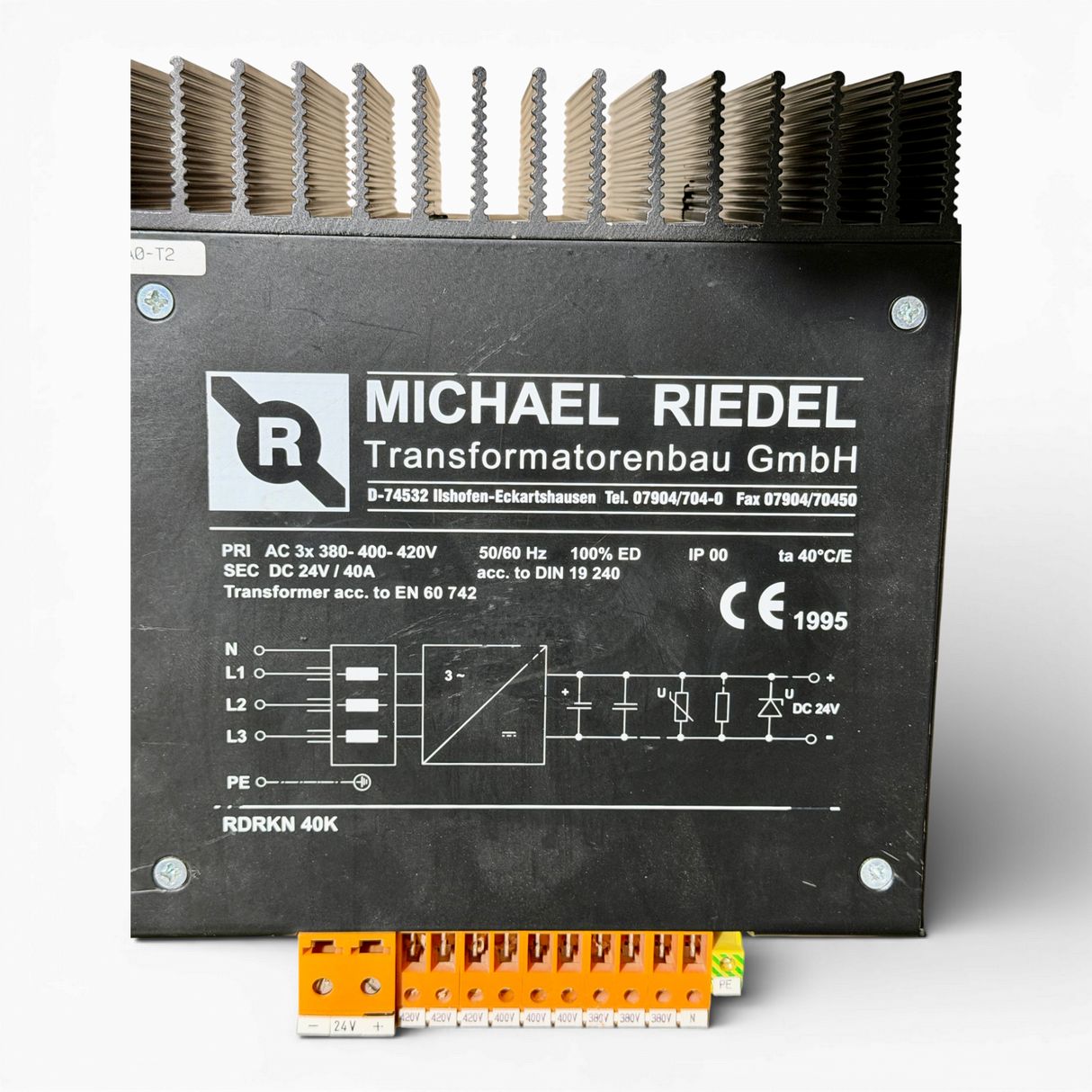 Michael Riedel Transformator Gleichrichter RDRKN 40 K | Art.-Nr. RDRKN 40 K – Ansicht 3