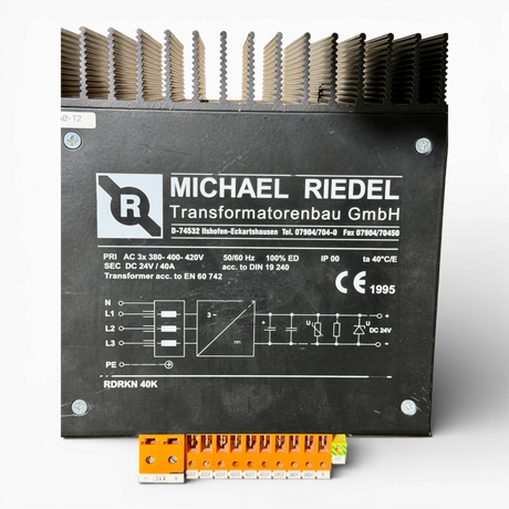 Michael Riedel Transformator Gleichrichter RDRKN 40 K | Art.-Nr. RDRKN 40 K – Ansicht 3