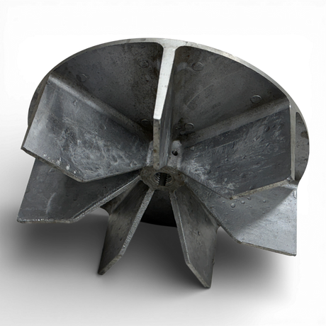 Flügelrad Aluminium Ø 300 mm Absaugventilator Absaugung Lüfterrad Transportventilator Art. Nr. 300100 (aluminum impeller)