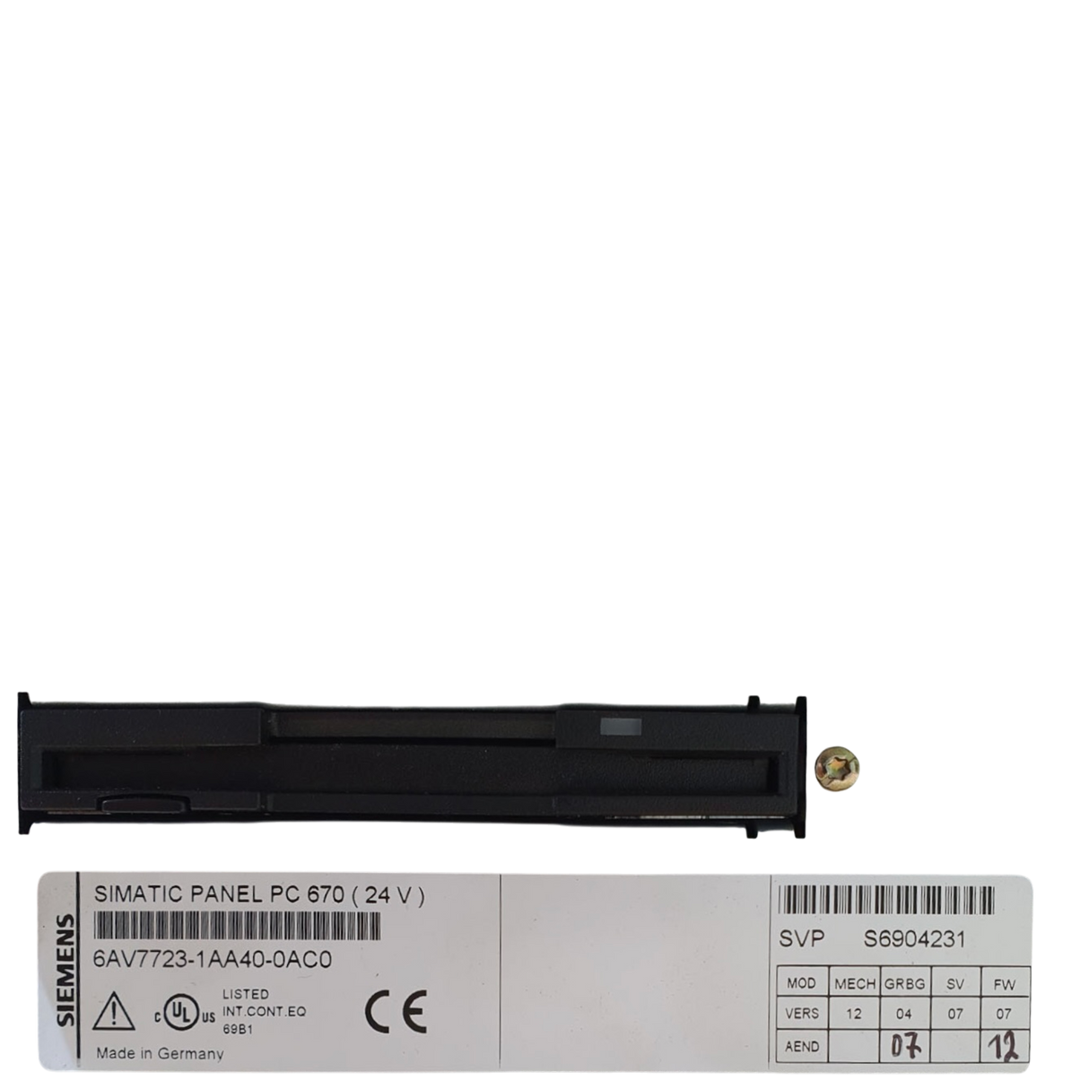 WEINIG Unimat Hydromat Unicontrol Siemens Simatic Panel PC 670 | Art.-Nr. 6AV7723-1AA40-0AC0 (panel pc)) – Ansicht 17