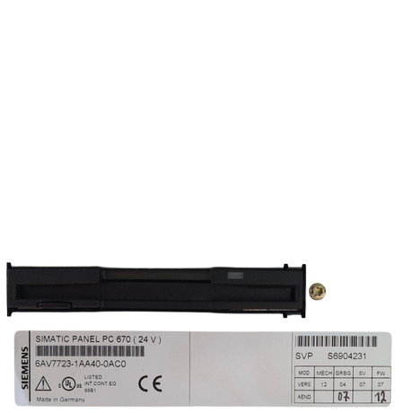 WEINIG Unimat Hydromat Unicontrol Siemens Simatic Panel PC 670 | Art.-Nr. 6AV7723-1AA40-0AC0 (panel pc)) – Ansicht 17