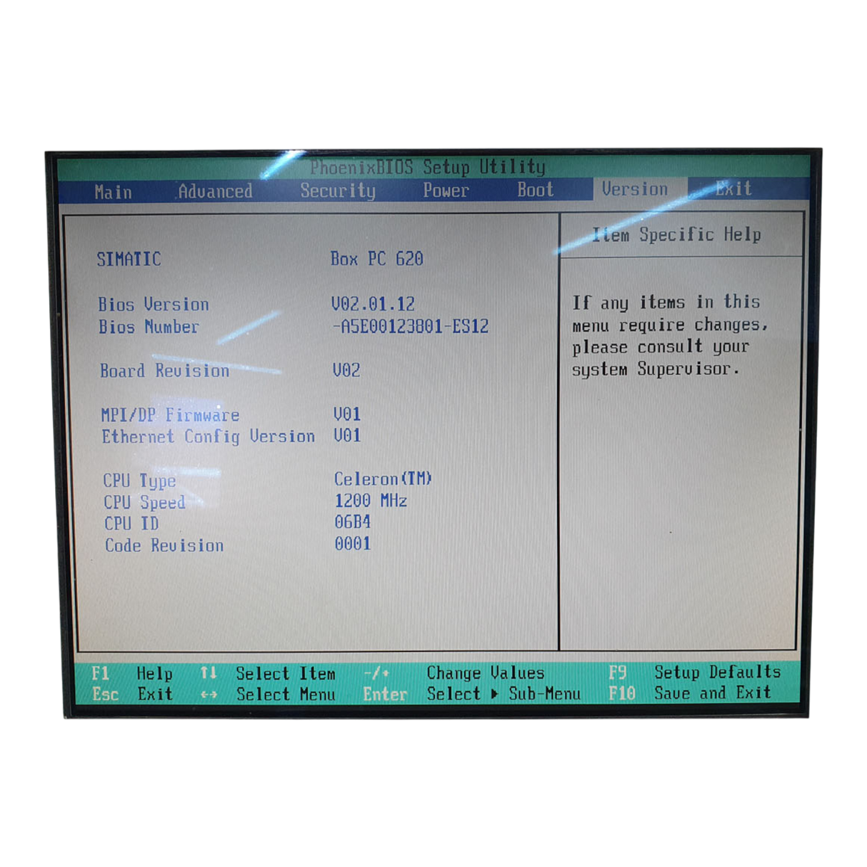 WEINIG Unimat Hydromat Unicontrol Siemens Simatic Panel PC 670 | Art.-Nr. 6AV7723-1AA40-0AC0 (panel pc)) – Ansicht 13