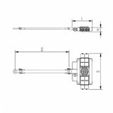Transportfahrwerk Panzerrollen Set HTS ECO-Skate I 120L+S / 24t Traglast – Ansicht 5