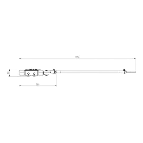Transportfahrwerk Panzerrollen Set HTS ECO-Skate I 150L+S / 30t Traglast – Ansicht 5