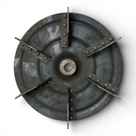 Stahl Laufrad Flügelrad Ø 300 mm Absaugung Transport Ventilator Art. Nr. 300101
