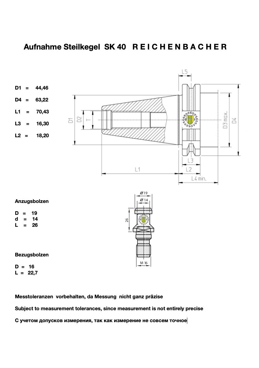 REICHENBACHER HBE Grotefeld SK 40 Adapteraggregat Horizontales Bohr,- und Fräsaggregat 4 Ausgänge – Ansicht 12