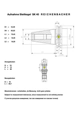 Werkzeugaufnahme SK 40 - 30 x 55 mm mit Keilnut 8 mm – Ansicht 7
