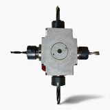 IMA ATEMAG CNC HBE Adapteraggregat Bohr und Fräsaggregat 4 Werkzeugausgänge Art Nr 147009FSQUIM5N HBE – Ansicht 7