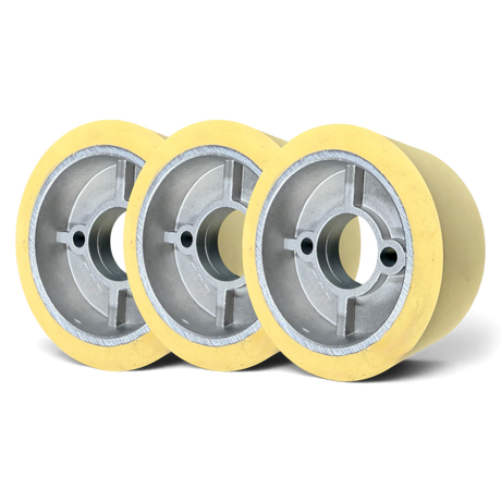 Vorschubrolle 110 x 50 mm HighGrip mit Aluminiumkern – drei Rollen im Satz