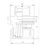HSK 63 F Spannzangenfutter DIA Schaftfräser 30 x 9 mm – Ansicht 4