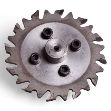 Aufnahme 85 mm Schaft 62 D=16 mit Sägeblatt 100x3,2x3,9 4NL Z=12 – Ansicht 3