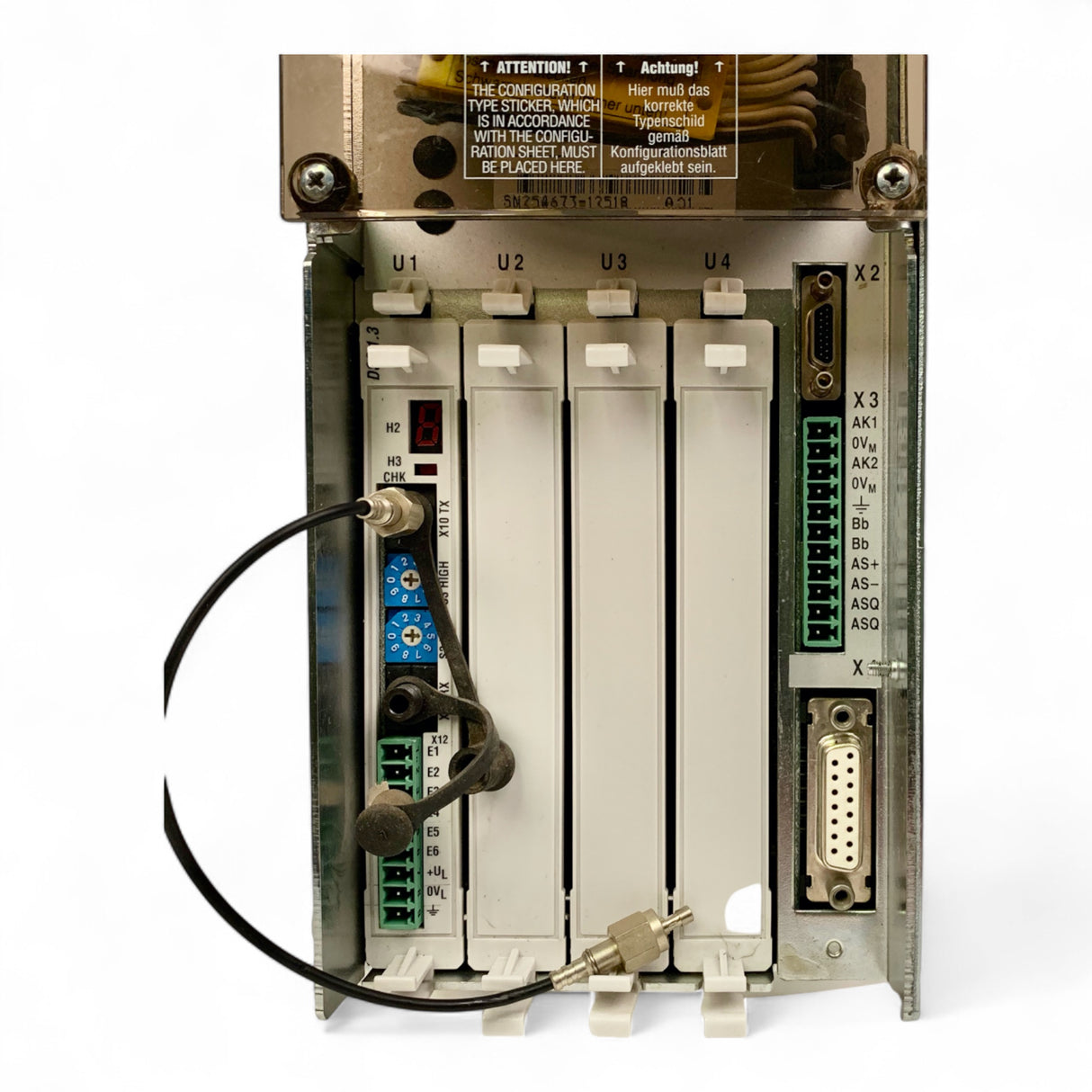 INDRAMAT AC Servo Controller DDS 2.1-W025-DS01-01 Servoverstärker – Ansicht 3