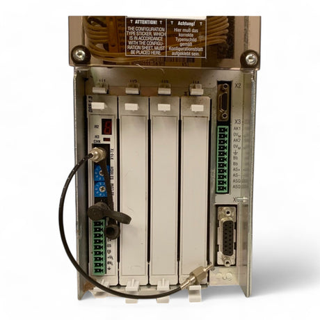 Indramat Rexroth Bosch DDS02.1W025-DS01-02-FW Antriebssteuerung – Ansicht 3