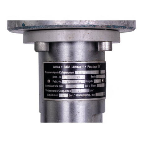 WIWA Niederdruckpumpe DA 10 1/72 0055293 Kolbenpumpe – Ansicht 5
