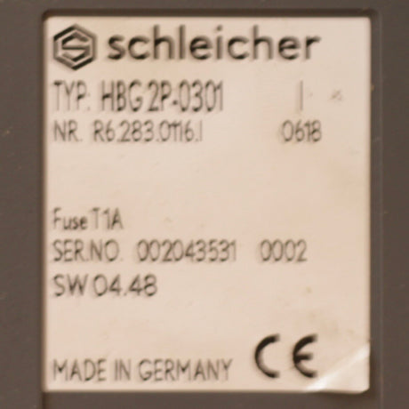Schleicher HBG 2P 0301 Display Folientastatur Bedienfeld Handbediengerät Art Nr. HBG 2P 0301 – Ansicht 7